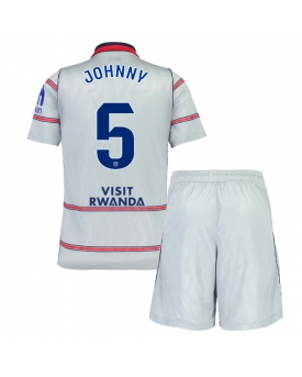 Billige Fotballdrakt Atletico Madrid Johnny Cardoso #5 Replika Tredjedraktsett Barn 2026-27 Kortermet (med bukser)